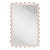 Fleur Home Garden District Valmont Rectangle Mirror in Pink Ground, 28.5x38.5 For Sale