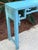 Early 20th Century Chinese Distressed Turquoise Blue Console Table For Sale - Image 5 of 14