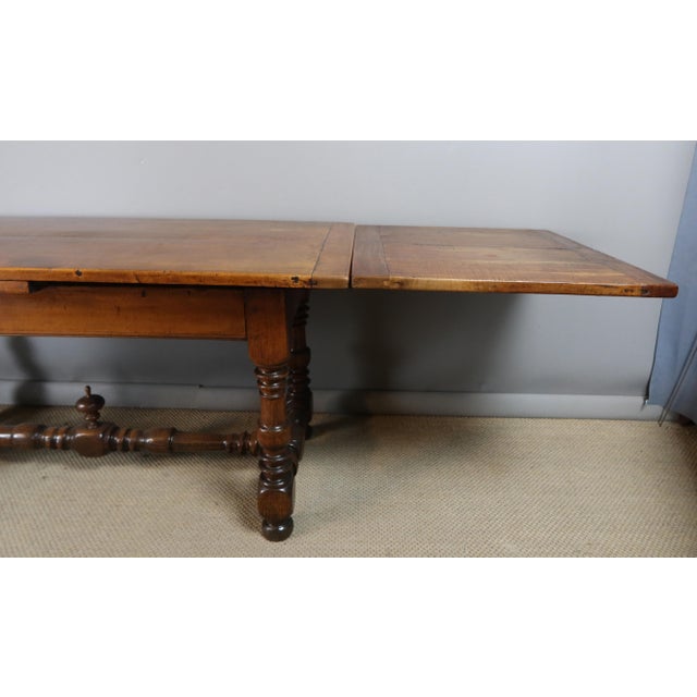 Louis XIII Style Table with Extensions For Sale - Image 4 of 15