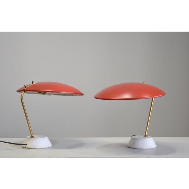 Vintage Table Lamps by Bruno Gatta for Stilnovo, 1950, Set of 2 For Sale - Image 6 of 14