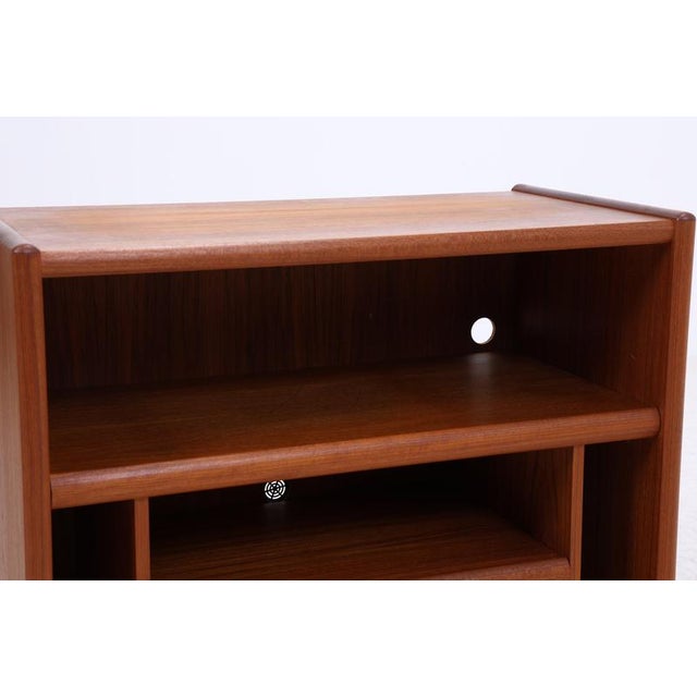 Vintage Teak Record Cabinet, 1970s For Sale - Image 9 of 16