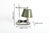French Bouillotte Lamp in Silvered Metal, 1930s For Sale - Image 13 of 14
