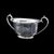 Antique Sugar Dish & Creamer Duo, English Silver Plate, Coffee Service Set, 1920 For Sale - Image 4 of 12