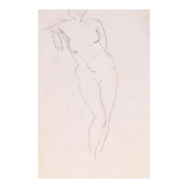 'Standing Nude' by Victor DI Gesu, Paris, Louvre, Salon D'Automne, Académie Chaumière, Los Angeles County Museum of Art, San Francisco Art Association For Sale