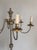 1940s Neoclassical 6-Light in Silver and Brass Floor Lamp For Sale - Image 9 of 12
