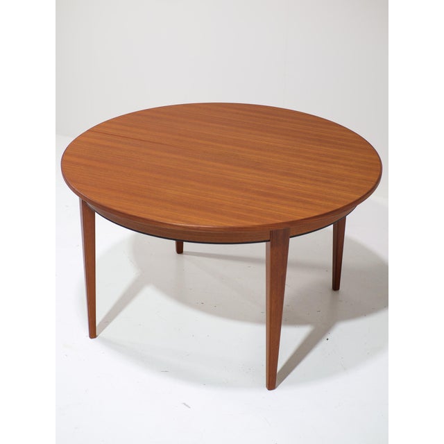 Brown Model 55 Extendable Dining Table in Teak by Omann Jun, Denmark, 1960s For Sale - Image 8 of 18