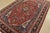 An authentic vintage traditional Hamedan rug hand-knotted with fine wool and natural dyes. This oriental rug features a...