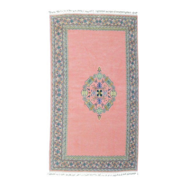 Late 20th Century Vintage Moroccan Rug - 6'5'' X 10'5'' For Sale