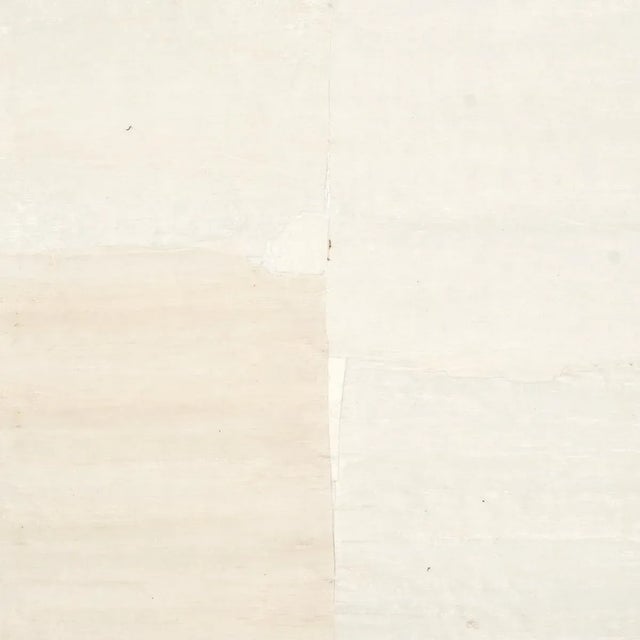 Modern Sample - Schumacher Sano Mosaic Wallpaper in White For Sale - Image 3 of 6