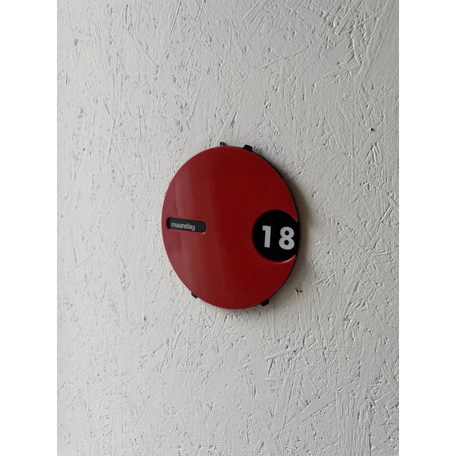 Plastic Perpetual Wall Calendar from Grafica Gasperini Verona, 1970s For Sale - Image 7 of 7