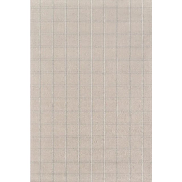 Erin Gates Marlborough Dover Beige Hand Woven Wool Area Rug 5' X 8' For Sale