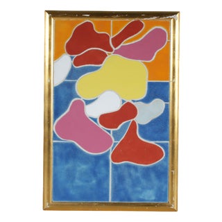 Framed Ceramic Artwork by Jan Snoeck, Netherlands, 1990s For Sale