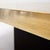 Measures : 125x70cm - H: 36cm Rectangular coffee table in brass and black lacquered wood decorated with engraved Bamboo...