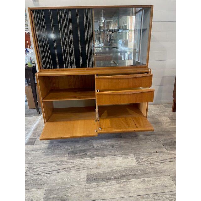Glass Vintage Bar Cabinet from Jitona, 1965 For Sale - Image 7 of 11