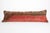 Art Deco Handwoven Decorative REd&Brown Tone Lumbar Rug Pillow Cover -13'' X 44'' For Sale - Image 3 of 9