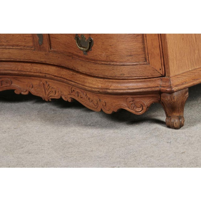 Antique 18th Century Baroque Oak Chest of Drawers, 1750s For Sale - Image 9 of 18
