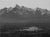 Above Plain by Todd Carpenter | Oil on Board Landscape of mountains and a plain below For Sale