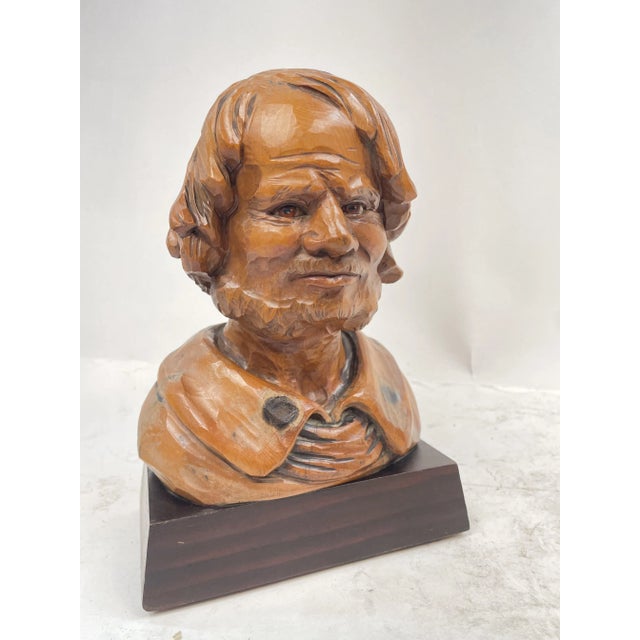 Hand Carved Wooden Sculpture, 1890s-1910s For Sale - Image 12 of 12