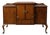 Art Deco Walnut Cocktail Cabinet with Brass Hardware, 1930s For Sale