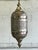Vintage Boho Pierced Metal Moroccan Lantern For Sale - Image 4 of 6