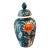 Mid-20th Century Chinese Porcelain Vase With Crane and Lotus Motifs For Sale