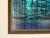 Wood 1970s Mid-Century Modern Harbor Boats Landscape Acrylic Painting on Board, Signed For Sale - Image 7 of 12