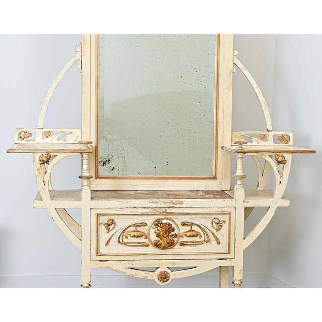 French 19th Century Art Nouveau Hall Tree For Sale - Image 12 of 18