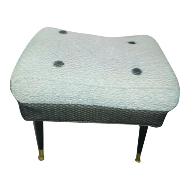 Mid-Century Footstool, 1970s For Sale