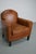 Vintage Dutch Cognac Leather Club Chair, 1970s For Sale - Image 3 of 14