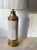 Ceramic Large Creme and Gold Ceramic Table Lamp by Bitossi for Bergboms For Sale - Image 7 of 9