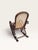 Beige Antique Bentwood Beech and Cane Rocking Chair in the style of Thonet, 1890 For Sale - Image 8 of 18