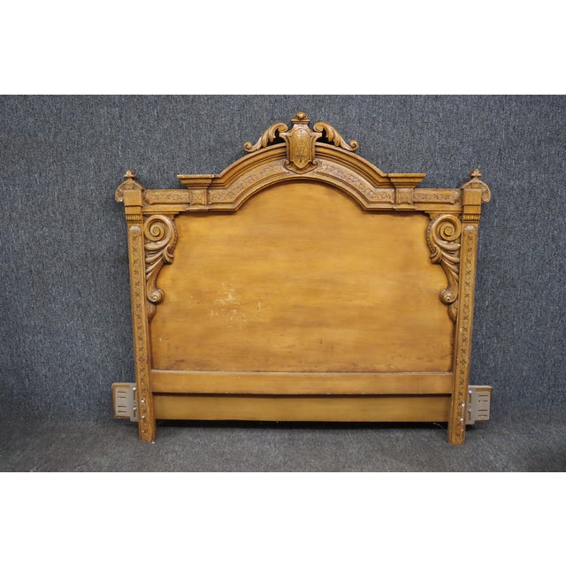 Oak Victorian Headboard Chairish