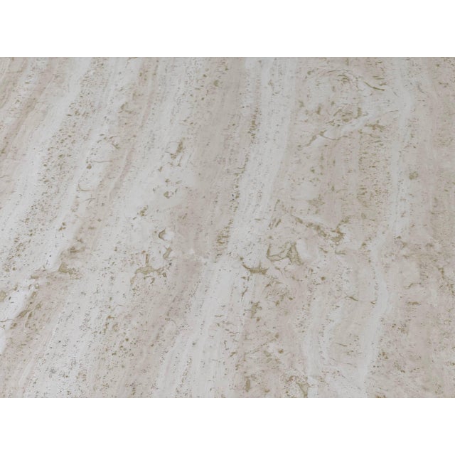 Round Table in Travertine, Italy, 1970s For Sale - Image 9 of 16