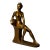 Late 20th Century Bronze Sculpture "Daydreaming" For Sale