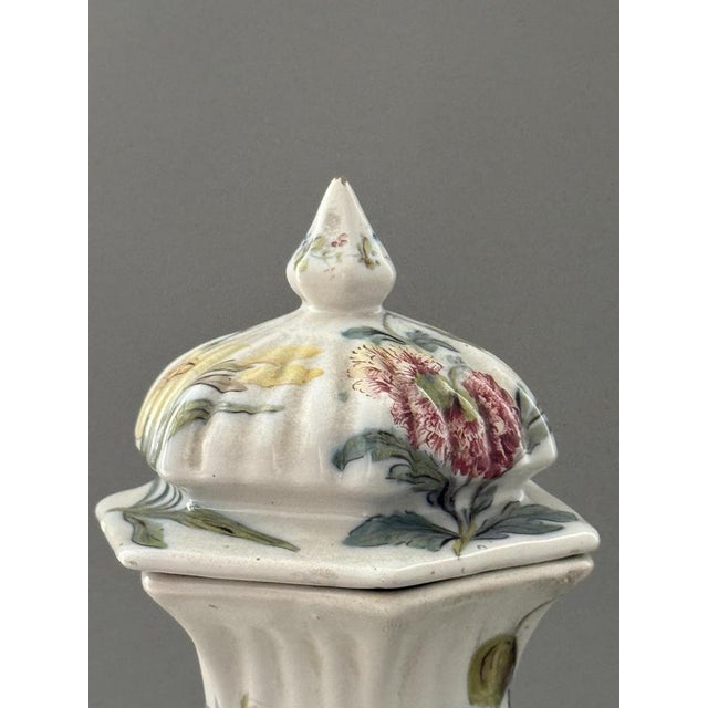 Majolica Potiche Vases by Nove di Bassano for Antonibon, 19th Century, Set of 2 For Sale - Image 3 of 18