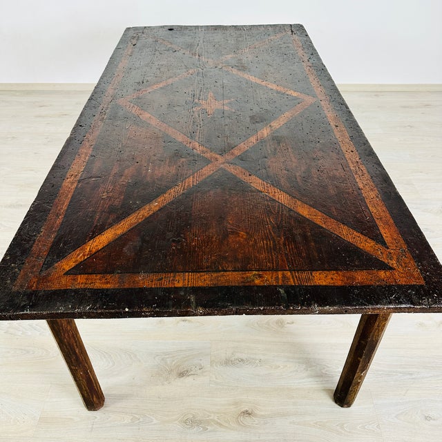 Late 19th Century Antique Pine Farmhouse Table 17/18c For Sale - Image 5 of 15