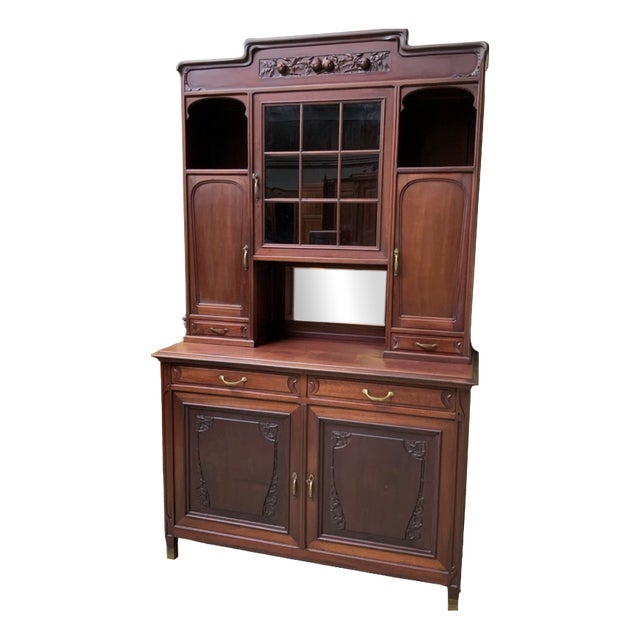 Antique Art Nouveau Cabinet, 1910 For Sale