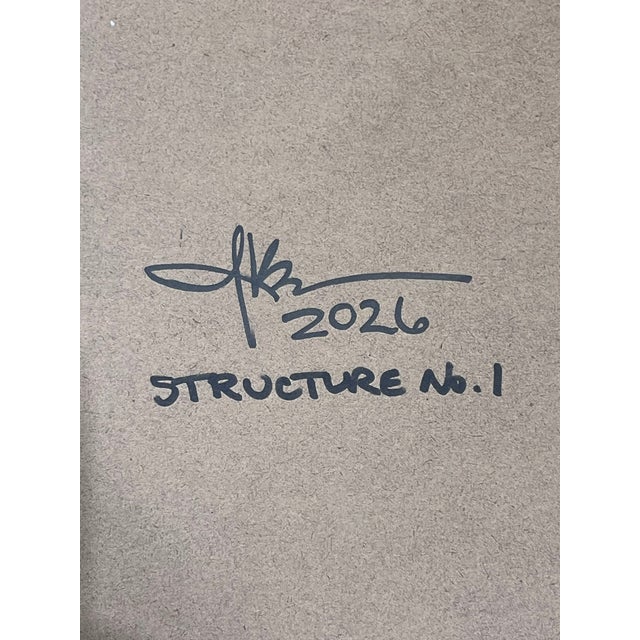 Structure No. 1 - Original Abstract Painting by J. Kent Martin For Sale - Image 10 of 10