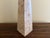 Late 20th Century Late 20th Century Neoclassical Marble Obelisk in Variegated Brown and Tan Stone For Sale - Image 5 of 12
