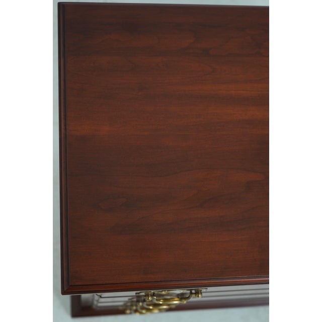 Henkel Harris Cherry 4 Drawer Chairside Chest Nightstand For Sale - Image 9 of 17