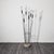 Mannelli Brothers Travertine Steel Design, 1970s Modernist Coat Rack and Umbrella Stand. All-steel structure supports...