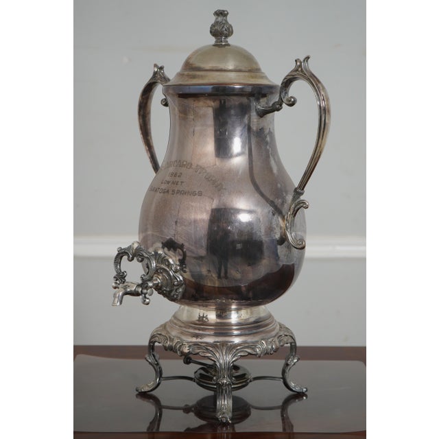 Age: C.1962 Details: Saratoga Springs Eddie Arcaro Trophy C.1962 Low Net Condition: Excellent Condition - Minor Signs Of...