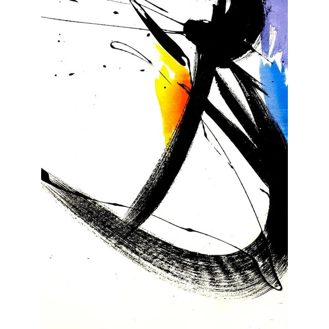 Jean Miotte - Abstract Composition - Original Signed Lithograph 1990 For Sale - Image 6 of 9