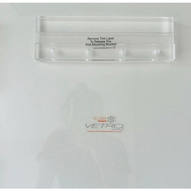 Transparent Vetro Clear Modern Acrylic Picture Frame by Aluma Designs 16x20 For Sale - Image 8 of 9
