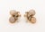 18k Rose Gold Diamond, Ruby, and Pearl Butterfly-Form Earrings For Sale - Image 4 of 9