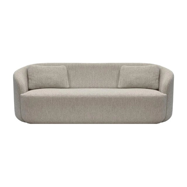 Curved Cottonflower Sofa in Quinoa Fabric from Kabinet For Sale - Image 6 of 6