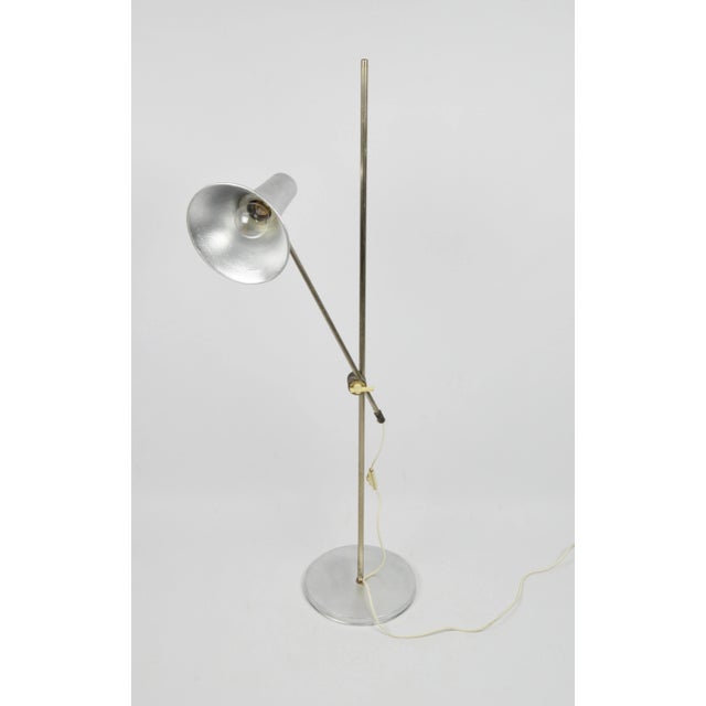 Silver Floor Lamp, 1970s For Sale - Image 3 of 11
