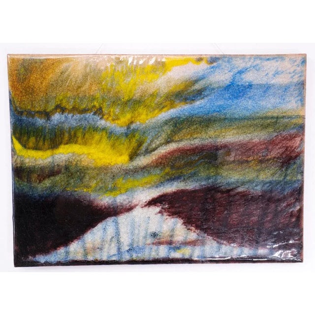 Abstract Ceramic Wall Plaques, Germany, 1965, Set of 3 For Sale - Image 10 of 12