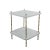 Wood and Brass Faux Bamboo Legs White Sofa Side Table, For Sale In New York - Image 6 of 12