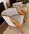 Pair of Mid 20th Century French Empire Style Barrel-Back Carved and Gilt Chairs For Sale In New York - Image 6 of 10